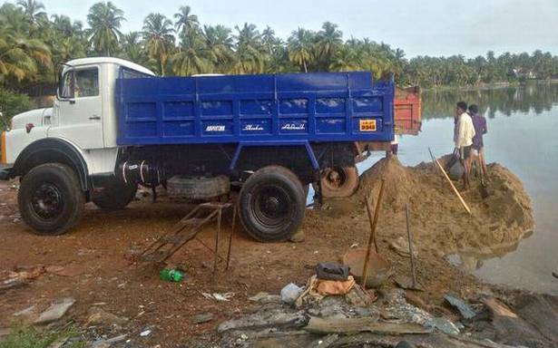 Sand transport...